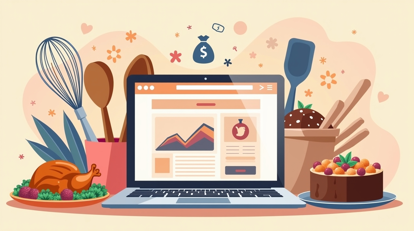 Como Criar um Blog de Culinária e Monetizar: Descubra Métodos Eficazes